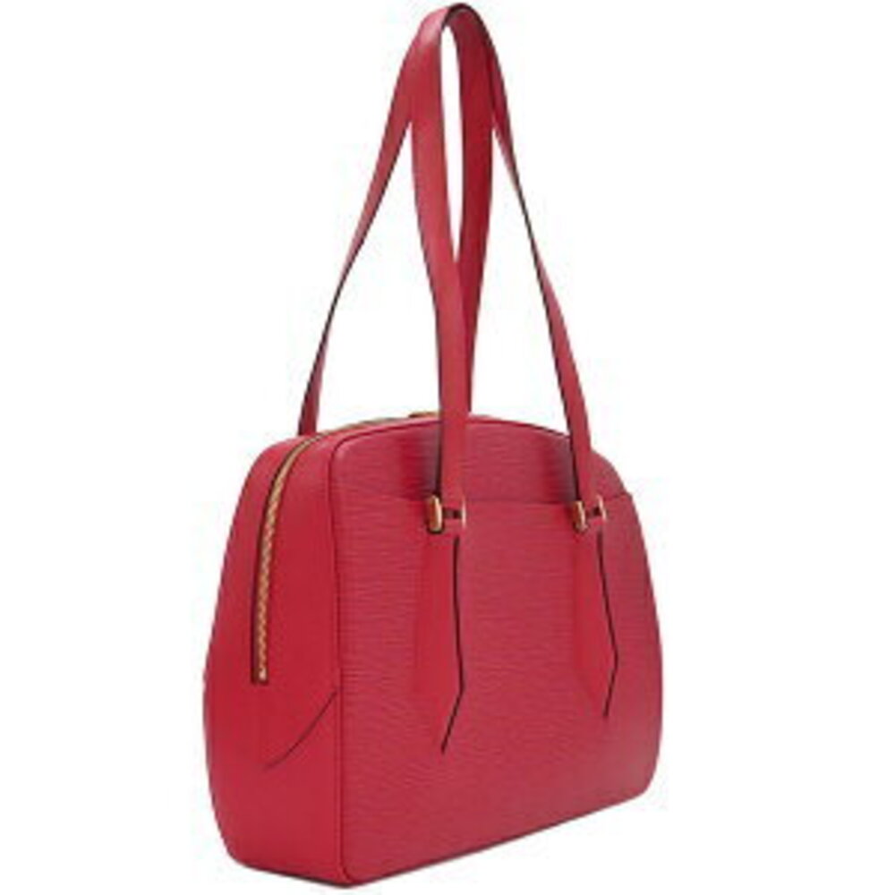 Louis Vuitton Red Bag Leather Castilian Shoulder Voltaire Epi